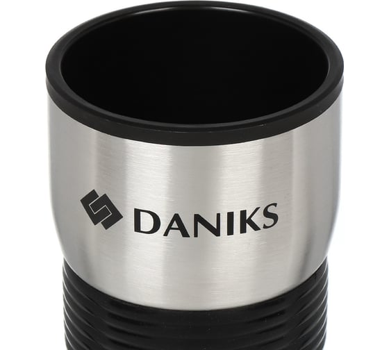 Термокружка DANIKS нерж сталь, пластик, 0.45 л, колба нерж, серебр, sl-113b 440182
