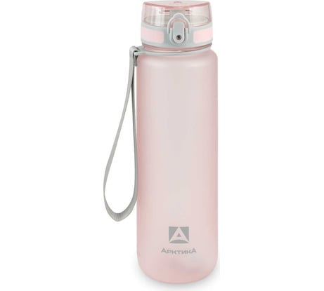 Бутылка Арктика тритановая, с ситечком, 1000 мл, розовая матовая, 720-1000-PKM