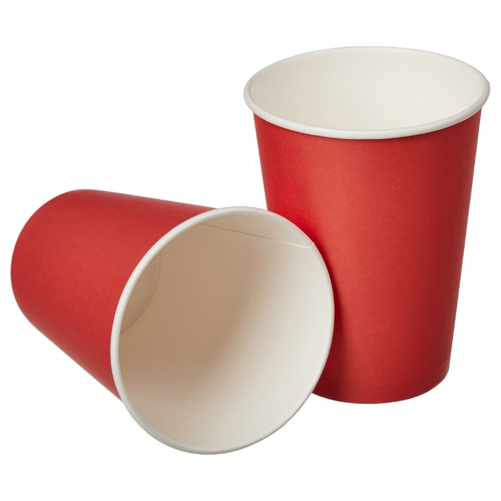 Набор картонных одноразовых стаканов для холодных и горячих (до 70 ...