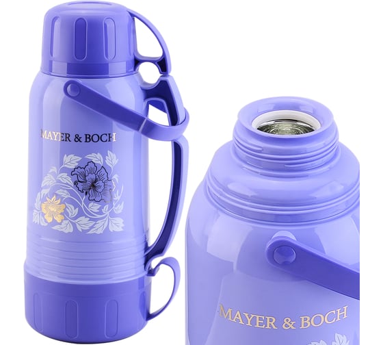 Термос MAYER&BOCH 1.8 л со стеклянной колбой + 3 чашки 31415