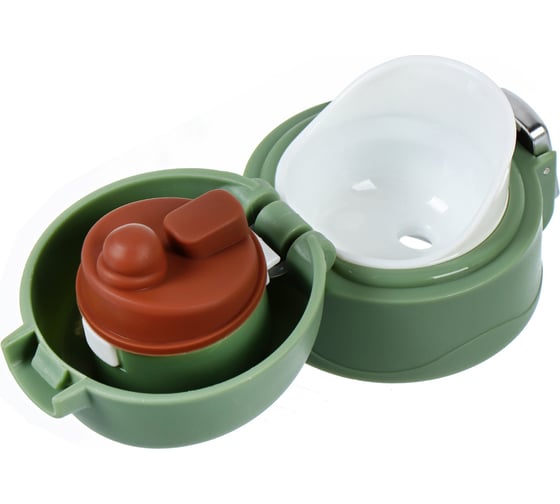 Термос DANIKS нерж, 0.45 л, verde, колба нерж, зел, sl-047-5615c-soft 426233