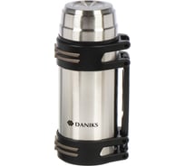 Термос DANIKS нерж, 1.5 л, колба нерж, серебр, sl-150ngl 435637