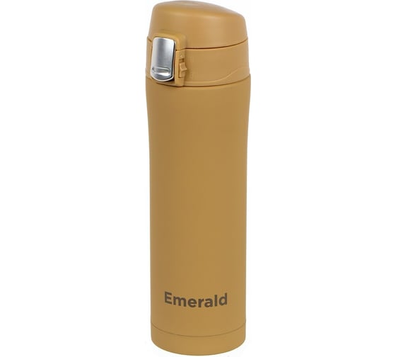 Термос DANIKS нерж, 0.45 л, emerald, колба нерж, песоч, sl-047-465c-soft 449152 1