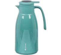 Термос-кувшин DANIKS пластик, 1.6 л, колба стекло, с датчиком, голуб, ed-160-blue 435632