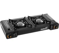 Газовая портативная двухконфорочная плита Helios HS-BDZ-180A 00000347711