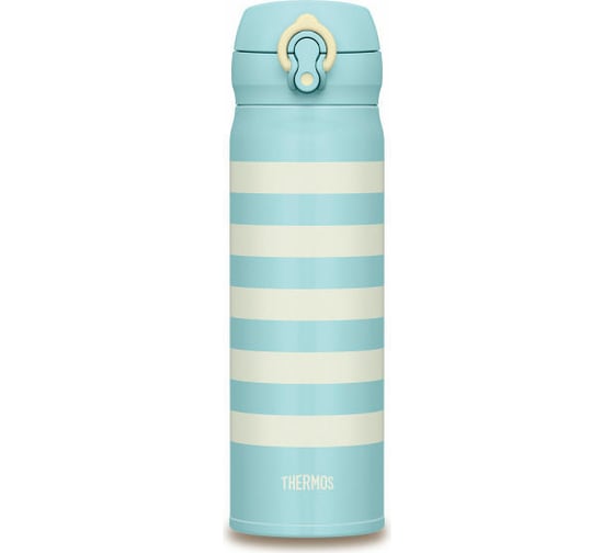 Термокружка THERMOS JNL-502-WBD SS 0.5 л, бело-голубая 319616