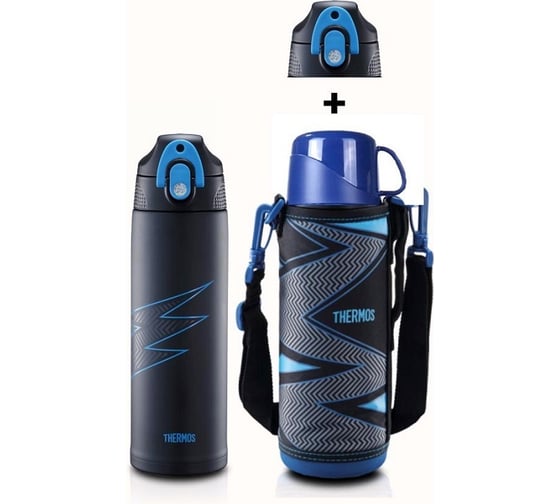 Термос THERMOS детский FFR-1004WF 1 литр, синий 699001 1