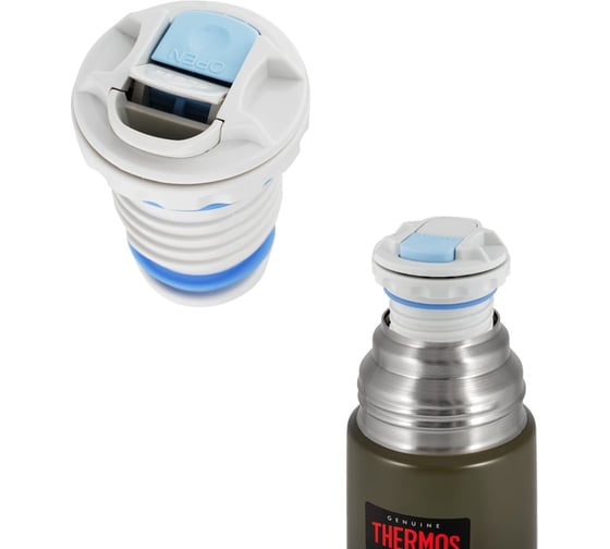 Термос THERMOS FBB-1000AG 1 литр, хаки 673473
