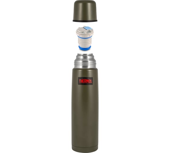 Термос THERMOS FBB-1000AG 1 литр, хаки 673473