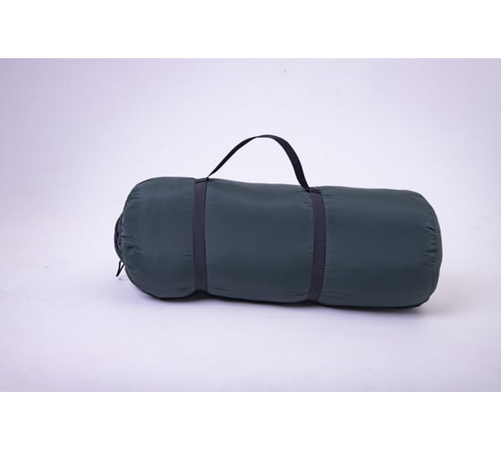 Спальный мешок с подголовником Saimaa premium, 220x85(+/-5), 0/-25, зеленый Snow 400