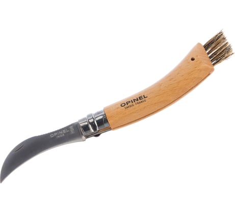 Нож грибника, нержавеющая сталь, рукоять бук, коробка Opinel №8 1252