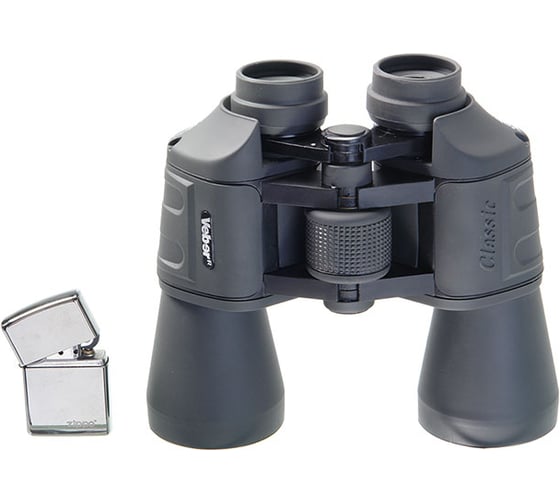 Бинокль Veber Classic БПЦ 20x50, VR серый 23907