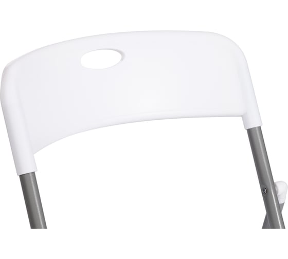 Складной стул Tetchair folder 3017h, каркас: металл, сиденье/спинка: пластик, 49x46.5x73.5 см, white (белый) / grey (серый), комплект 6 шт 20100