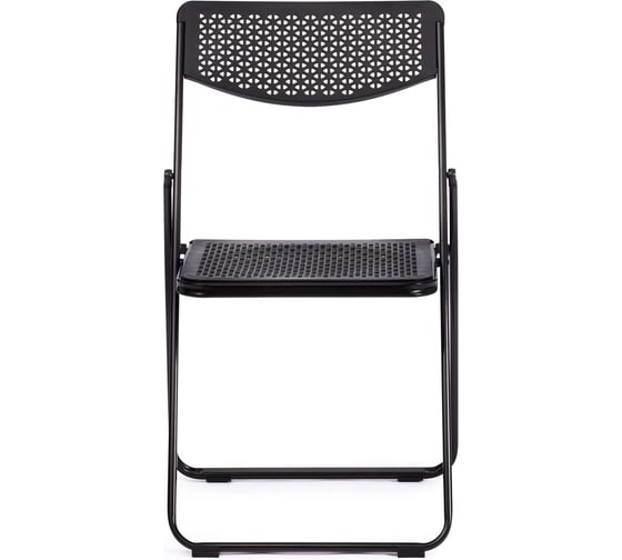 Складной стул Tetchair folder 3016, каркас: металл, сиденье/спинка: пластик, 48,5x48x82,5 см, black (черный), комплект 6 шт 20098