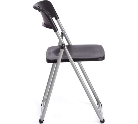 Складной стул Tetchair folder 3017h каркас: металл, сиденье/спинка: пластик, 49x46.5x73.5 см, black (черный) / grey (серый) 20469