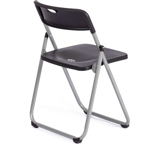 Складной стул Tetchair folder 3017h каркас: металл, сиденье/спинка: пластик, 49x46.5x73.5 см, black (черный) / grey (серый) 20469