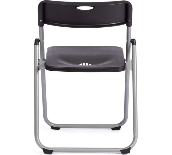 Складной стул Tetchair folder 3017h каркас: металл, сиденье/спинка: пластик, 49x46.5x73.5 см, black (черный) / grey (серый) 20469