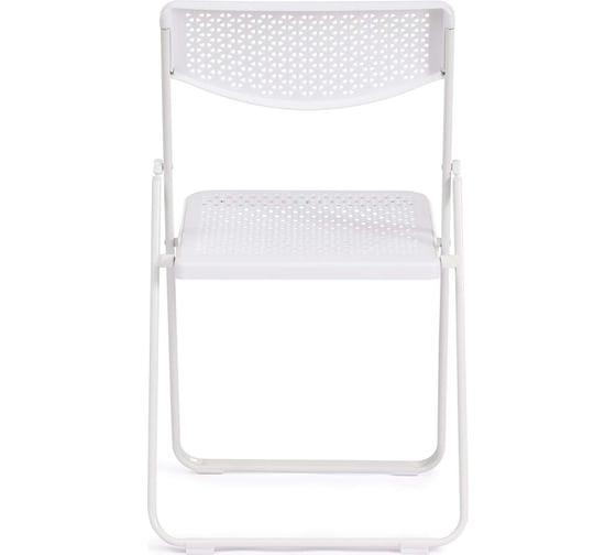Складной стул Tetchair folder 3016, каркас: металл, сиденье/спинка: пластик, 48,5x48x82,5 см, white (белый) комплект 6 шт 20097
