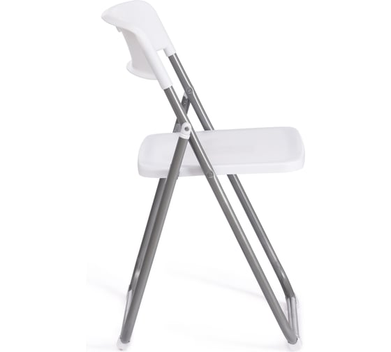 Складной стул Tetchair folder 3017h каркас: металл, сиденье/спинка: пластик, 49x46.5x73.5 см, white (белый) / grey (серый) 20470