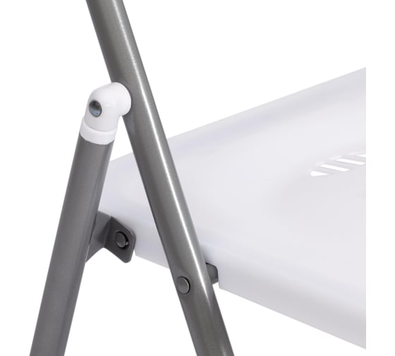Складной стул Tetchair folder 3017h каркас: металл, сиденье/спинка: пластик, 49x46.5x73.5 см, white (белый) / grey (серый) 20470