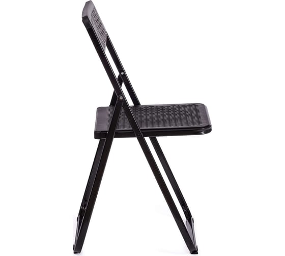 Складной стул Tetchair folder 3016 каркас: металл, сиденье/спинка: пластик, 48,5x48x82,5 см, black (черный) 20467
