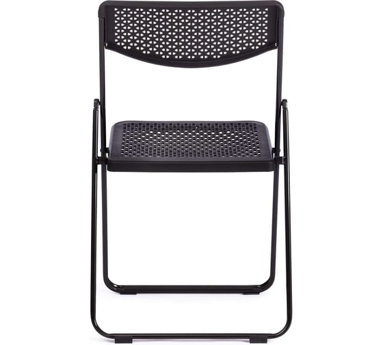 Складной стул Tetchair folder 3016 каркас: металл, сиденье/спинка: пластик, 48,5x48x82,5 см, black (черный) 20467