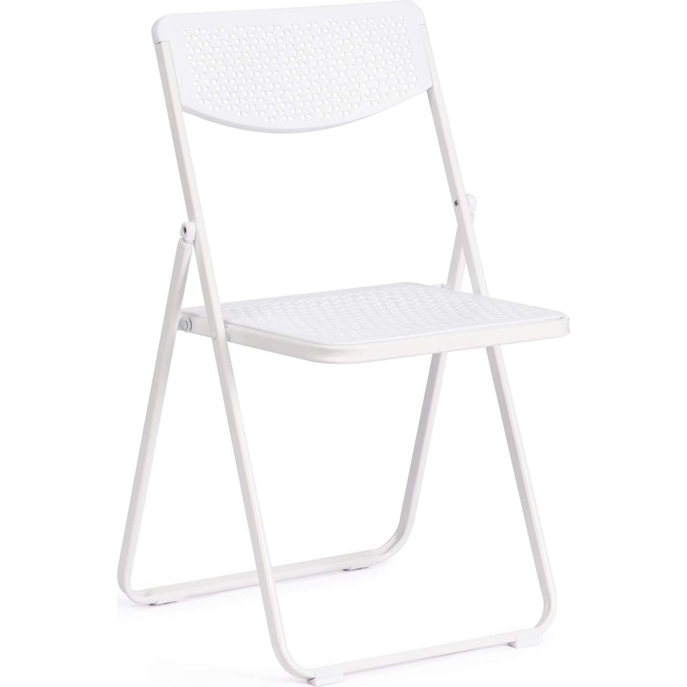 Складной стул Tetchair folder 3016 каркас: металл, сиденье/спинка: пластик,  48,5x48x82,5 см, white (белый) 20468 - выгодная цена, отзывы,  характеристики, фото - купить в Москве и РФ