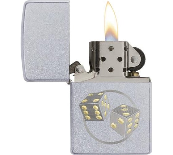 Зажигалка Zippo Classic с покрытием Satin Chrome 29412