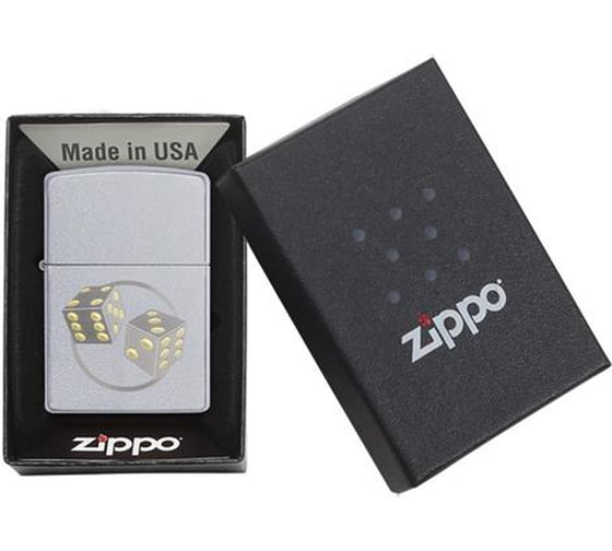 Зажигалка Zippo Classic с покрытием Satin Chrome 29412