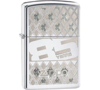 Зажигалка Zippo 85 с покрытием High Polish Chrome, серебристая 29438
