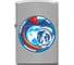 Зажигалка Zippo Гагарин с покрытием Brushed Chrome 200 COSMONAUT 1