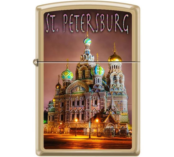 Зажигалка Zippo Храм Спаса-на-Крови 254B ST. PETERSBURG