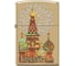 Зажигалка Zippo Россия с покрытием High Polish Brass 254B KREMLIN 1