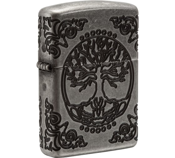 Зажигалка Zippo Armor с покрытием Antique Silver 29670 1