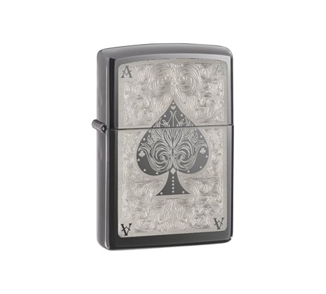 Зажигалка Zippo Classic с покрытием Black Ice 28323