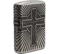 Зажигалка Zippo Armor с покрытием Antique Silver 29667