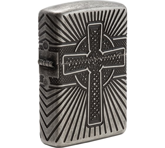 Зажигалка Zippo Armor с покрытием Antique Silver 29667