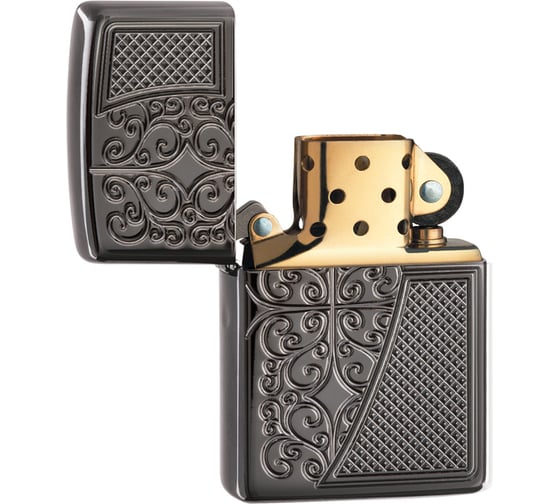 Зажигалка Zippo Armor с покрытием Black Ice 29498