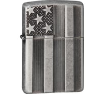 Зажигалка Zippo Armor с покрытием Antique Silver Plate 28974