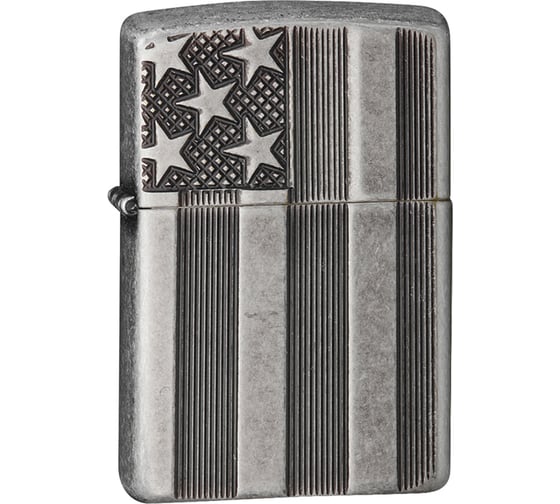 Зажигалка Zippo Armor с покрытием Antique Silver Plate 28974