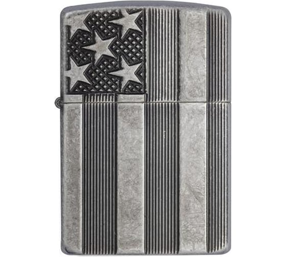 Зажигалка Zippo Armor с покрытием Antique Silver Plate 28974