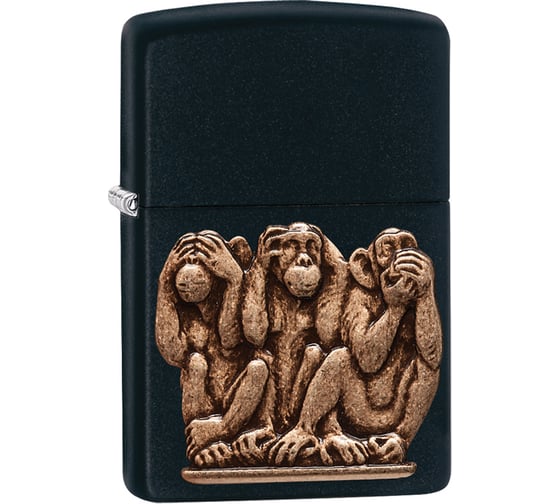 Зажигалка Zippo Classic с покрытием Black Matte 29409 1