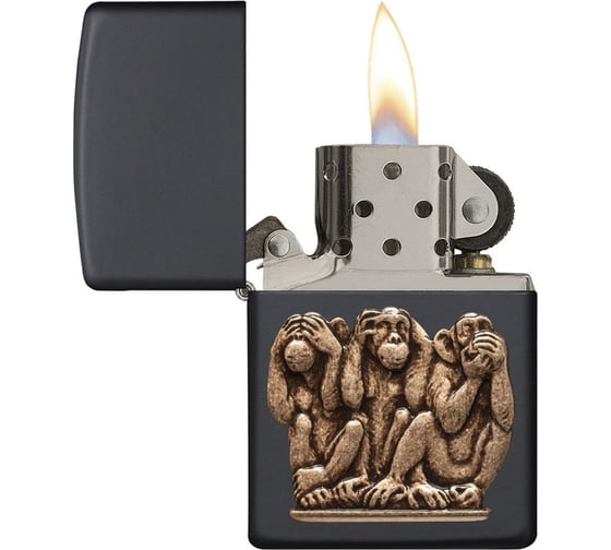 Зажигалка Zippo Classic с покрытием Black Matte 29409