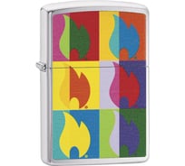 Зажигалка Zippo Classic с покрытием Brushed Chrome 29623