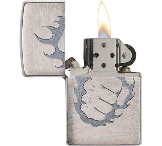 Зажигалка Zippo Classic с покрытием Brushed Chrome 29428