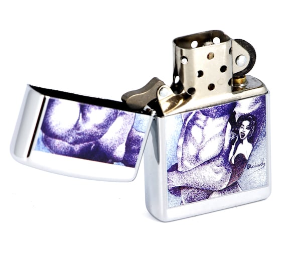 Зажигалка Zippo Classic с покрытием High Polish Chrome 250 Body Tattoo