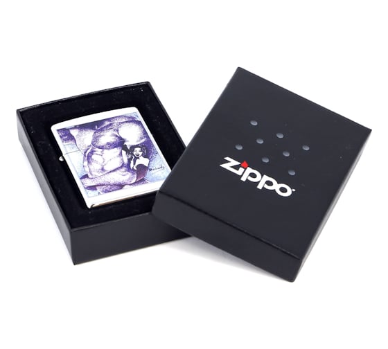 Зажигалка Zippo Classic с покрытием High Polish Chrome 250 Body Tattoo