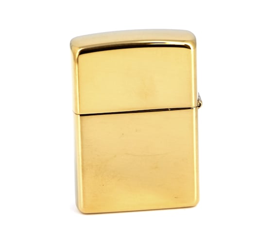 Зажигалка Zippo Classic с покрытием High Polish Brass B Zippo stars