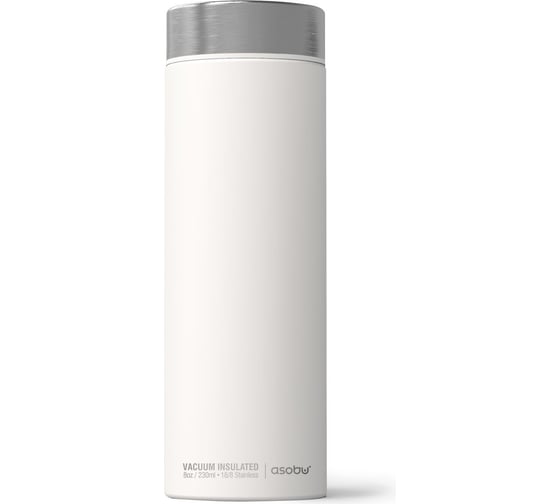 Термос Asobu Le Baton Travel 0.5 литра, белый/серебряный LB17 WHITE/SILVER