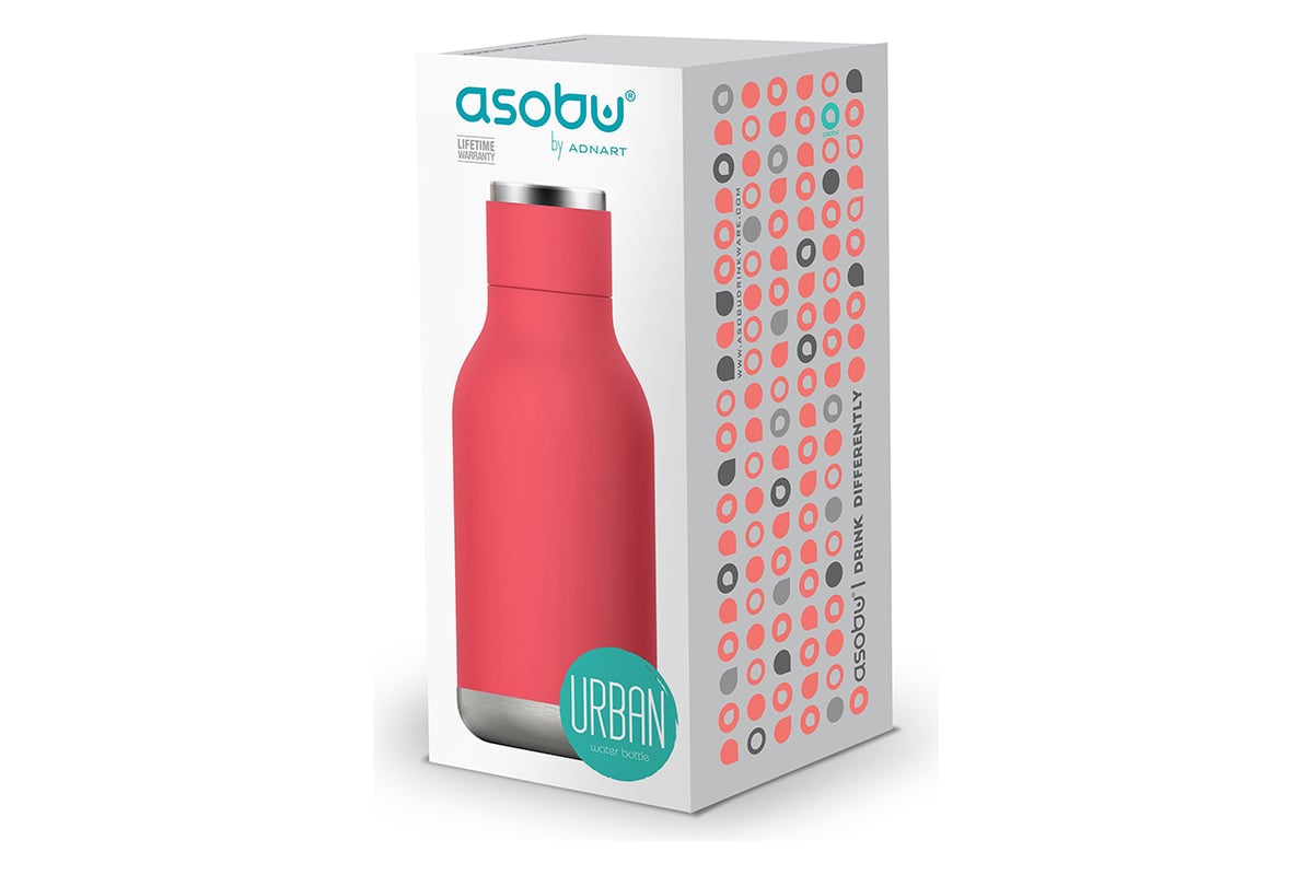 Термос-бутылка Asobu Urban 0.46 литра, розовая SBV24 peach - выгодная ...